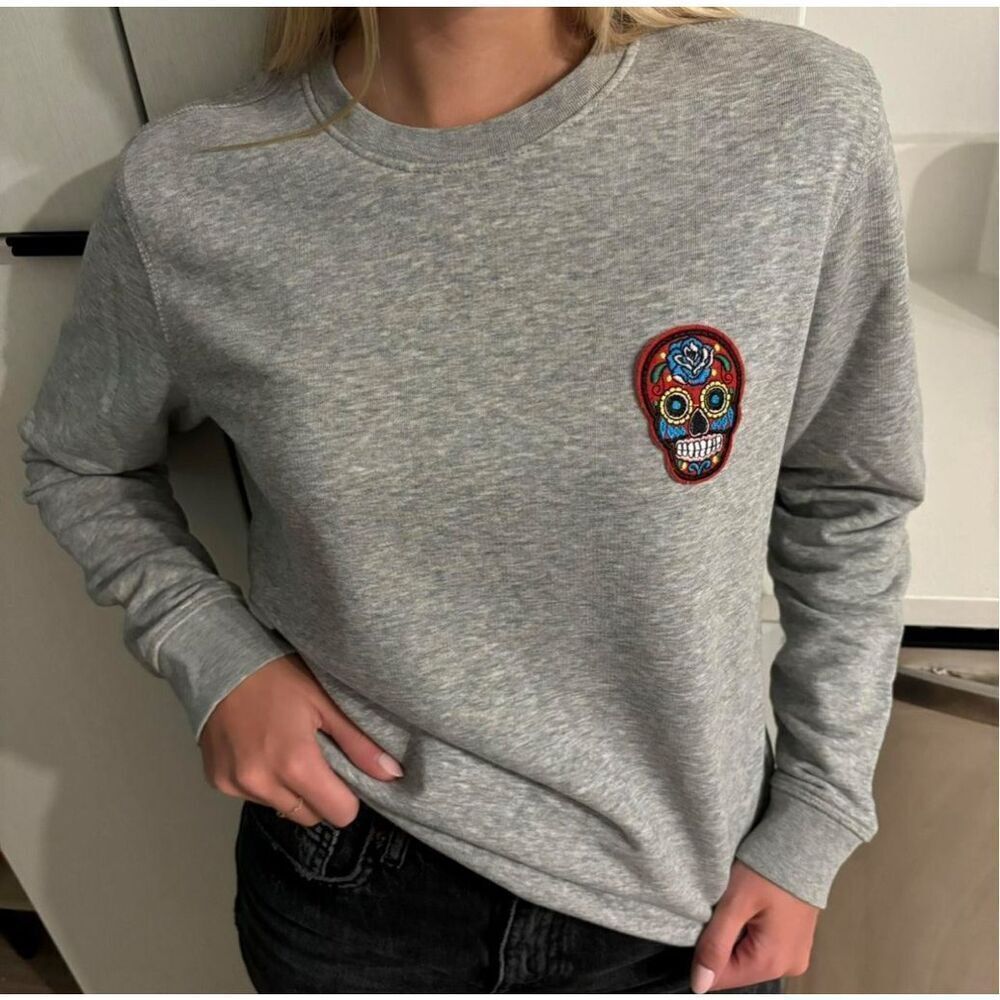 NWOT Suspicious Antwerp Iconic Dias De Los Muertos Collection Sweater Women's XL